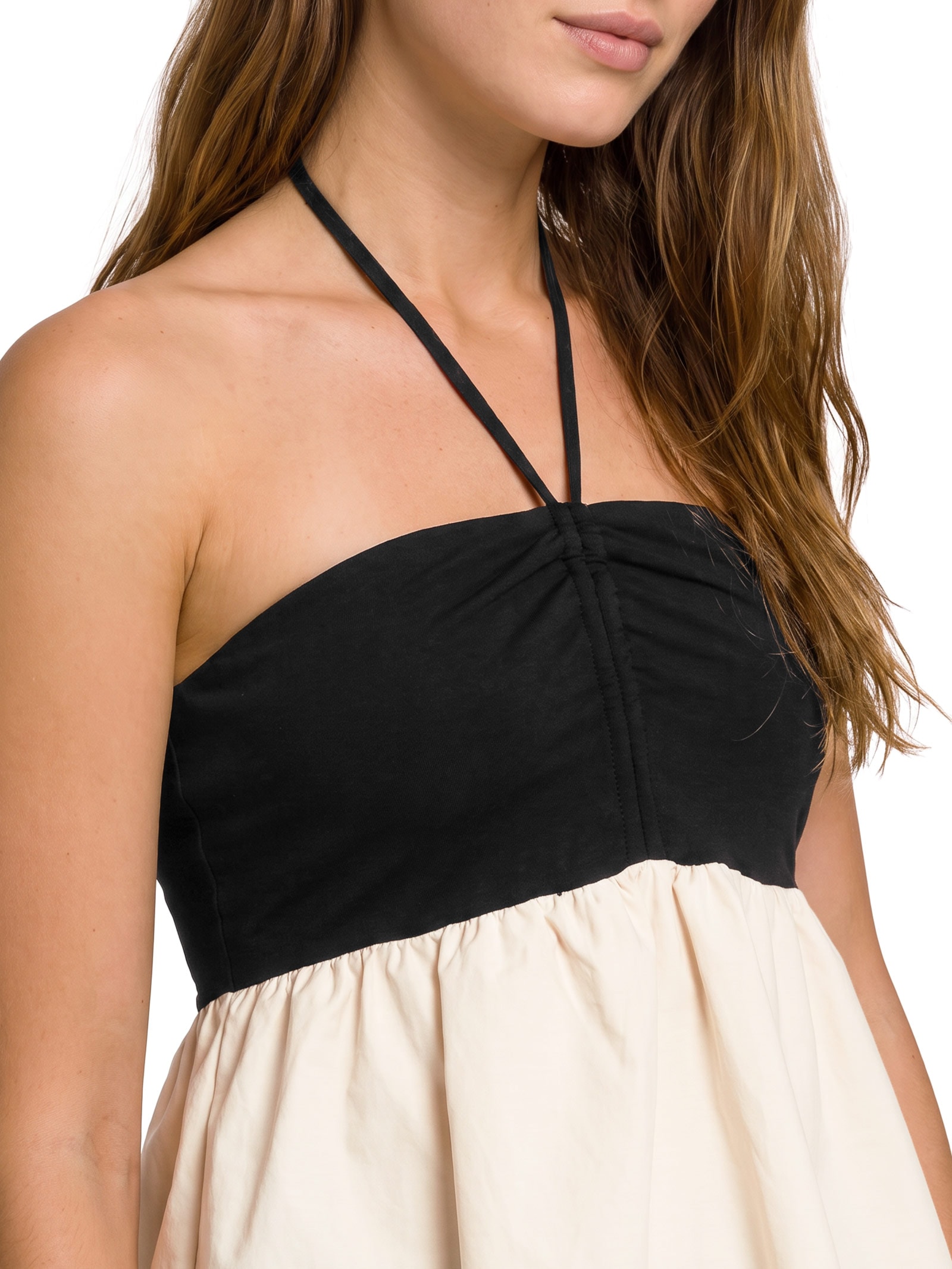 Blusa Feminina M.Clear High Tricoline Preto Lez A Lez