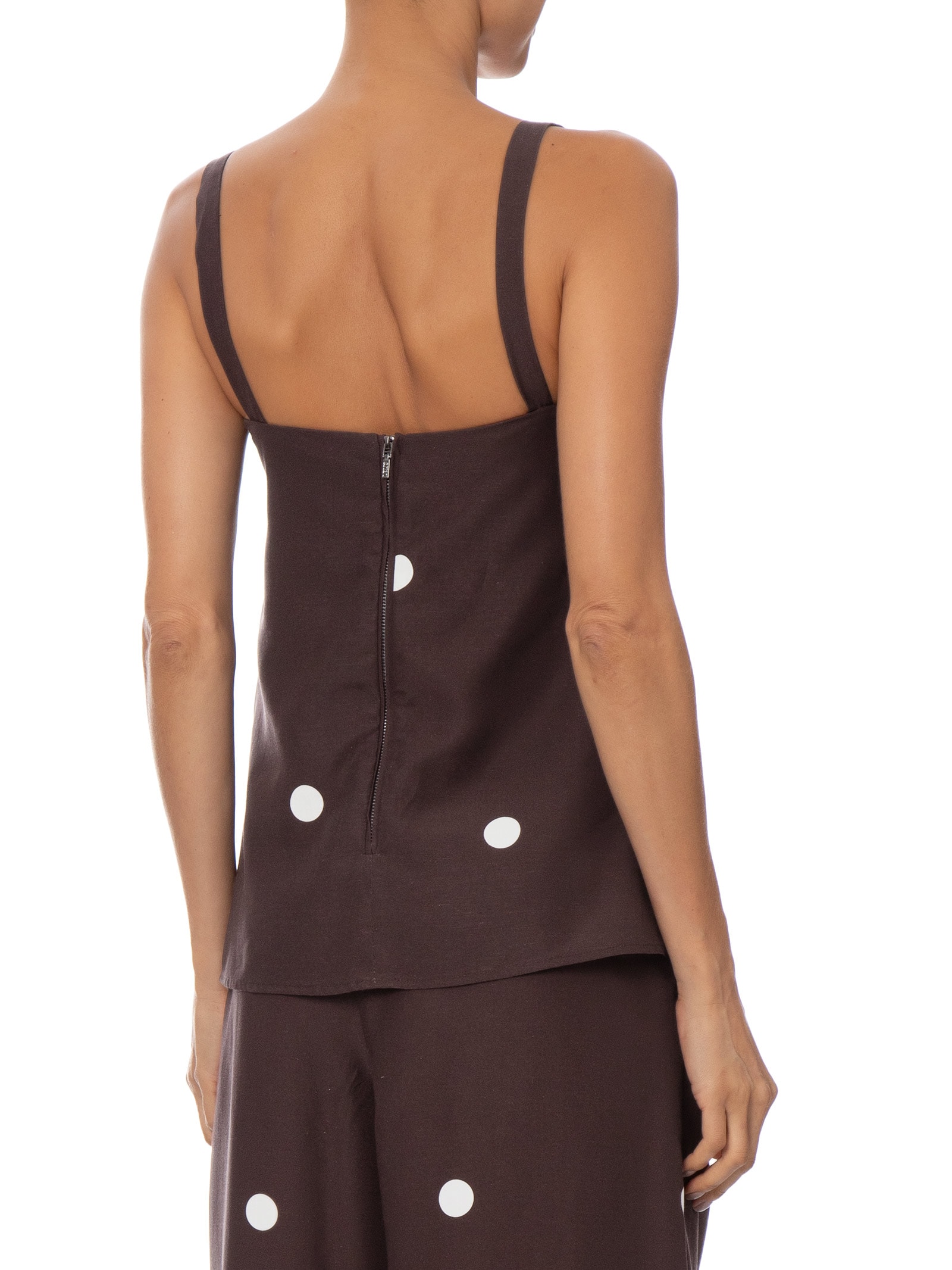 Blusa Feminina Maite Marrom Le Lis