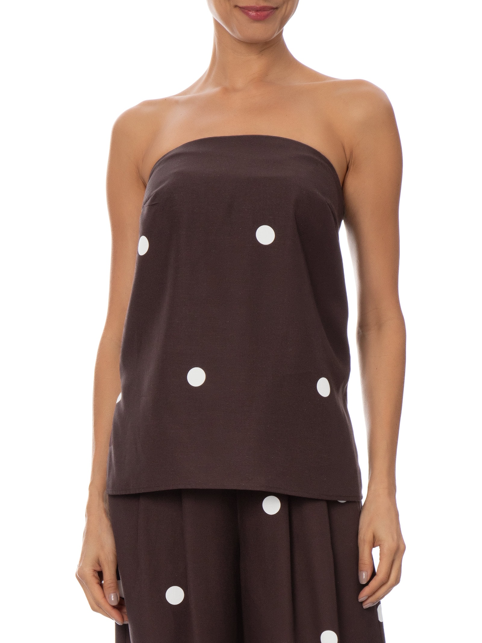 Blusa Feminina Maite Marrom Le Lis