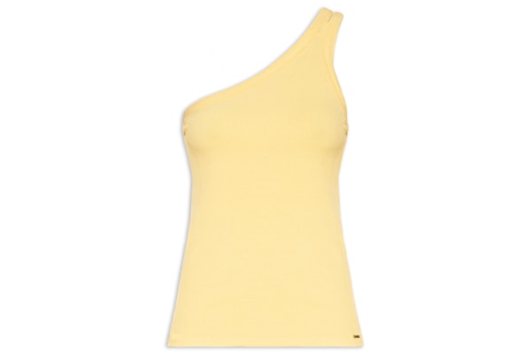 Blusa Feminina Malha Canelada Boulevard - Amarelo
