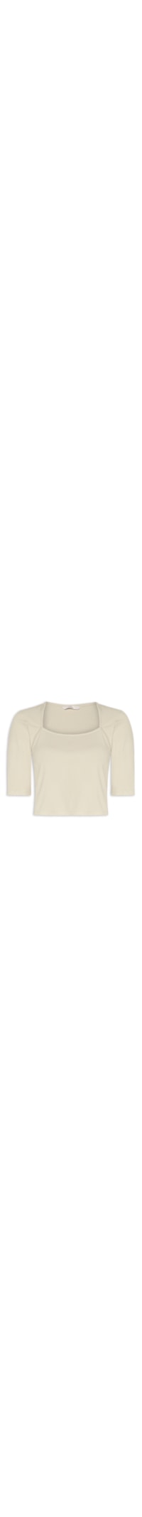 Blusa Feminina Malha Canelada Boulevard - Bege