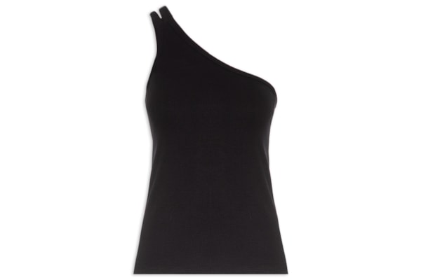 Blusa Feminina Malha Canelada Boulevard - Preto