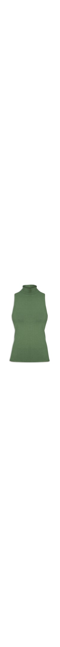 Blusa Feminina Malha Canelada Sevilha - Verde