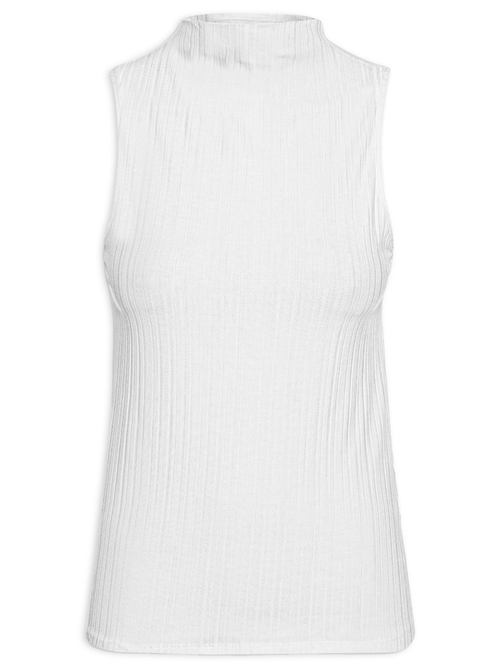 Blusa Feminina Malha Canelado Stripe Branco Lez A Lez