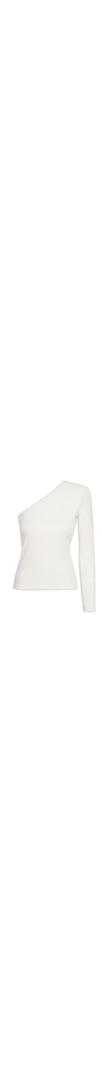 Blusa Feminina Malha Crepe Ombro Só - Branco