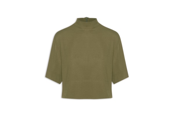 Blusa Feminina Malha Crepe - Verde