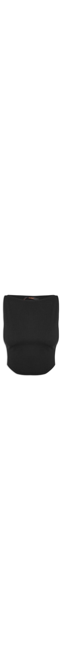 Blusa Feminina Malha Cropped - Preto