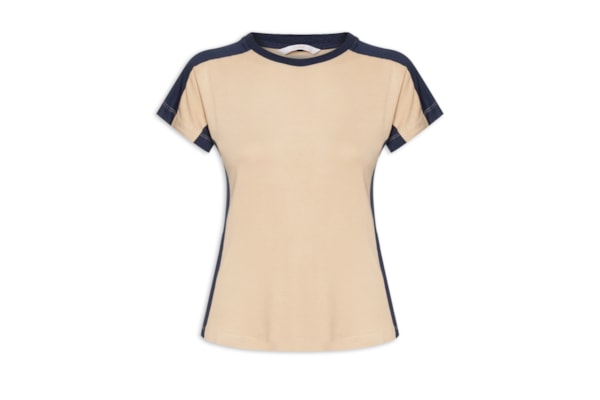 Blusa Feminina Malha Ecovero Thirty Plu - Bege