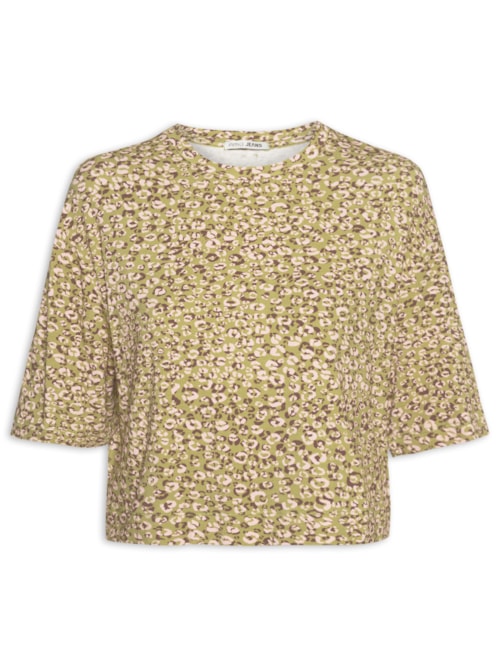 Blusa Feminina Malha Onça Duo Oasis E Mink – Verde