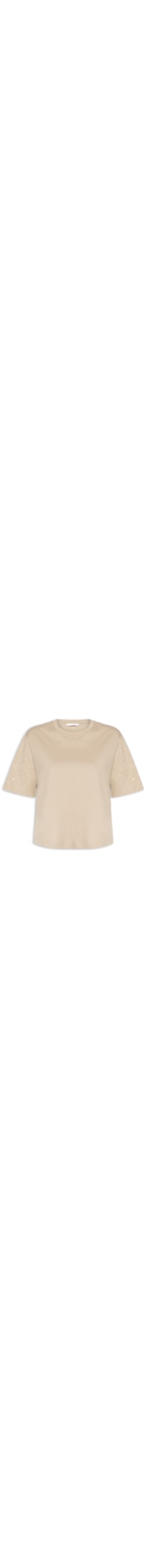 Blusa Feminina Malha Penteada - Bege