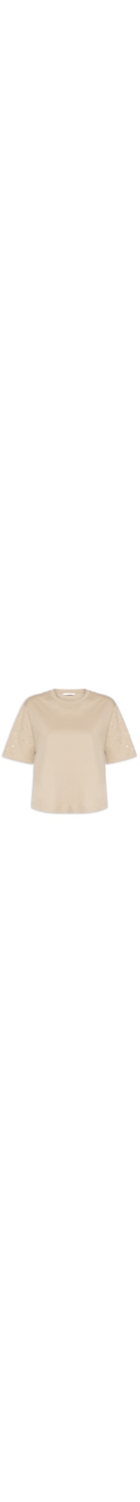 Blusa Feminina Malha Penteada - Bege