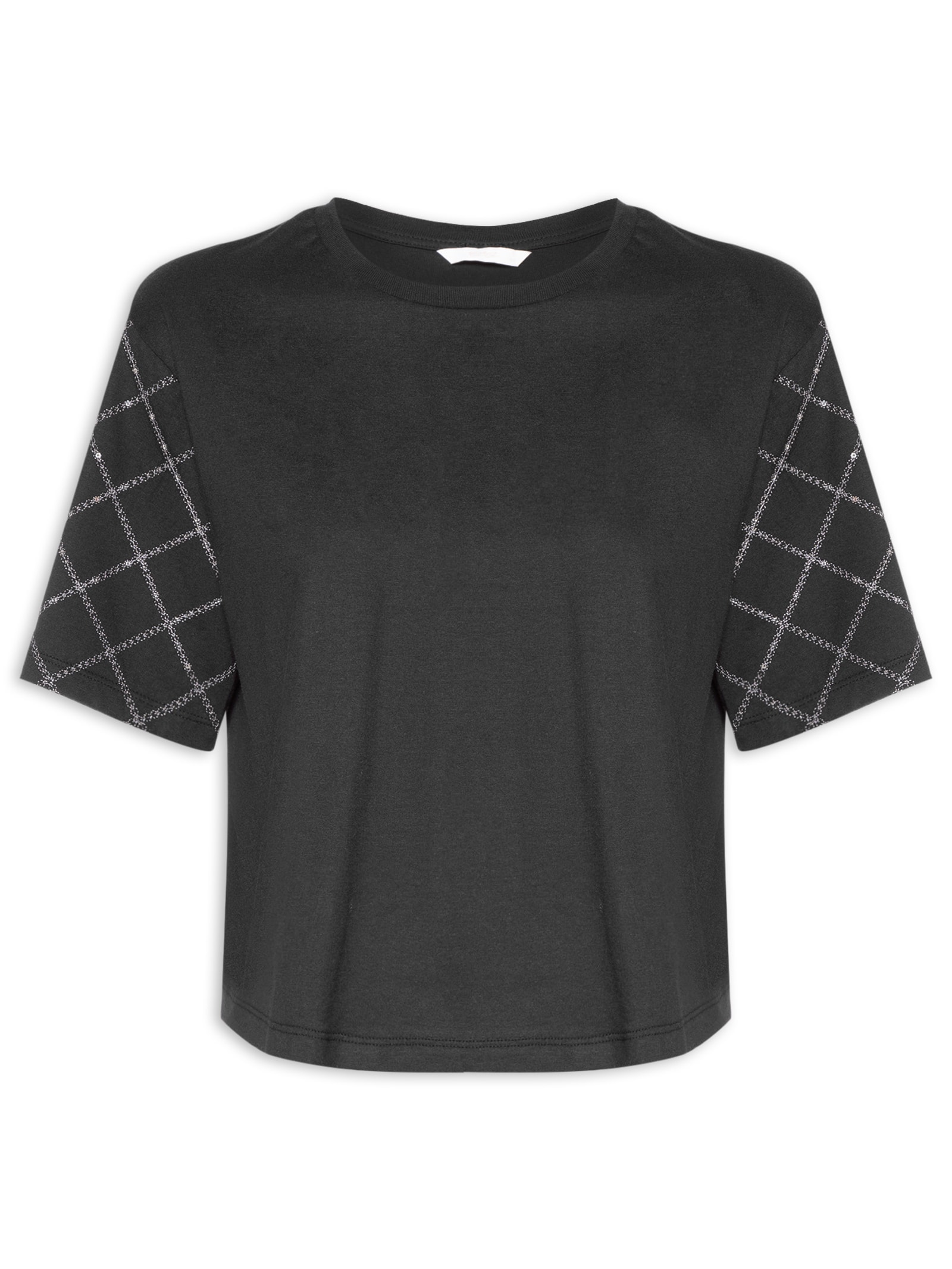 Blusa Feminina Malha Penteada Preto Lez A Lez
