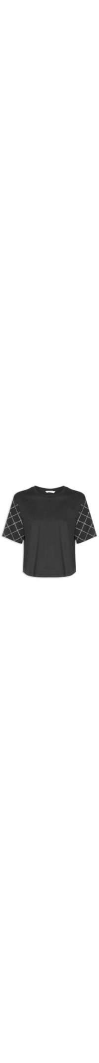 Blusa Feminina Malha Penteada - Preto