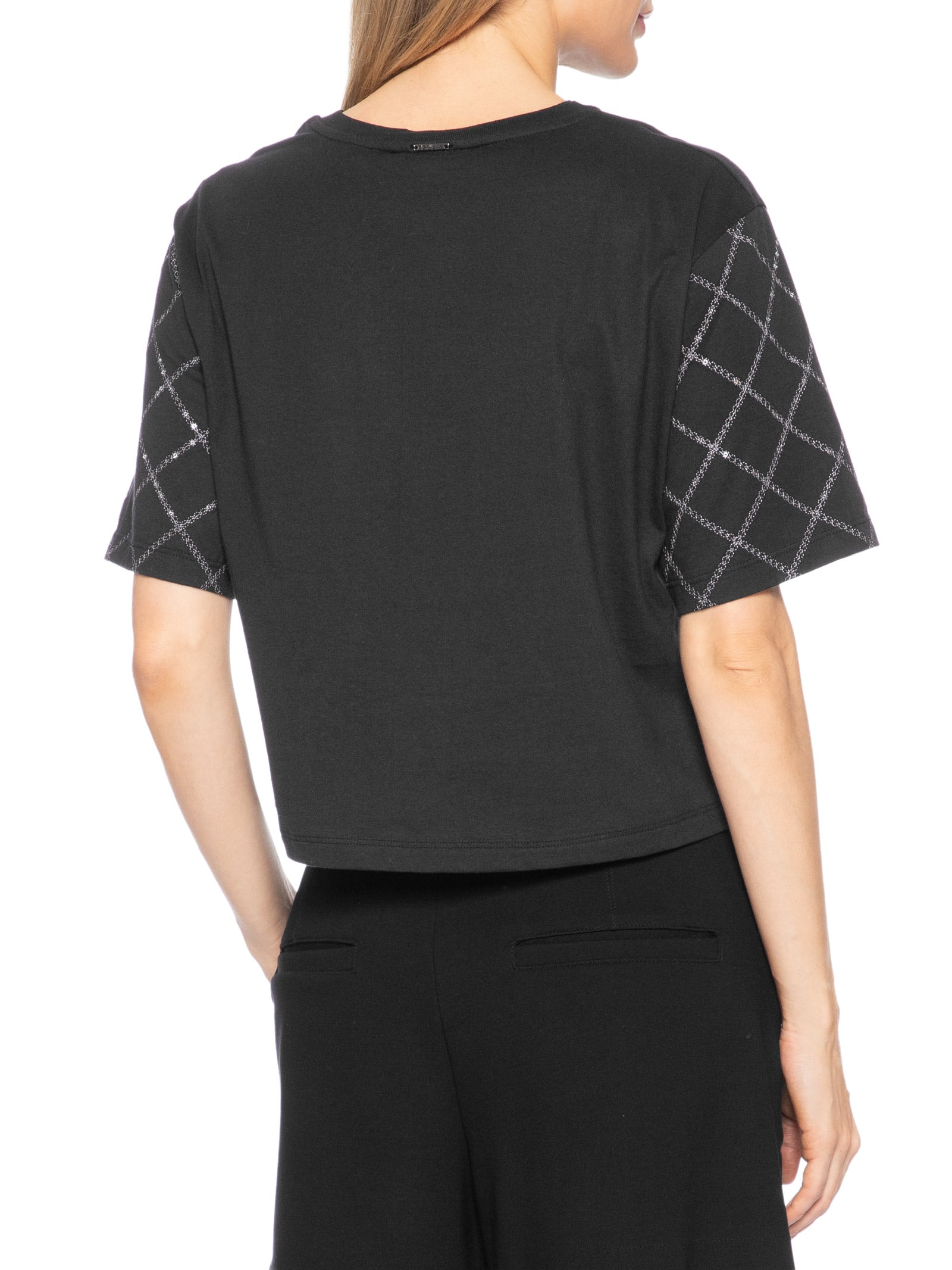 Blusa Feminina Malha Penteada Preto Lez A Lez