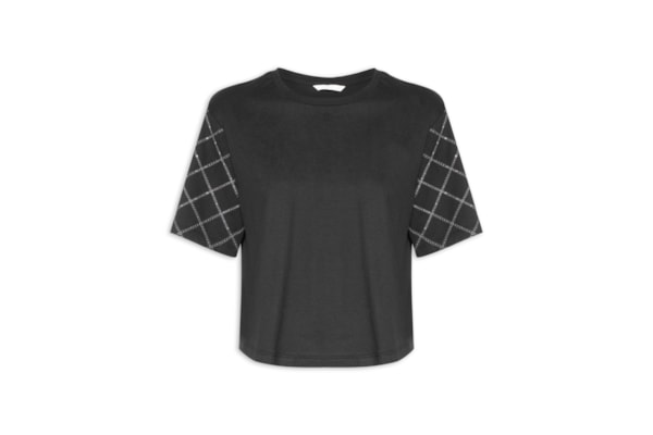 Blusa Feminina Malha Penteada - Preto