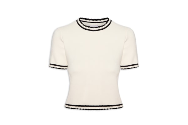 Blusa Feminina Malha Tricot - Branco