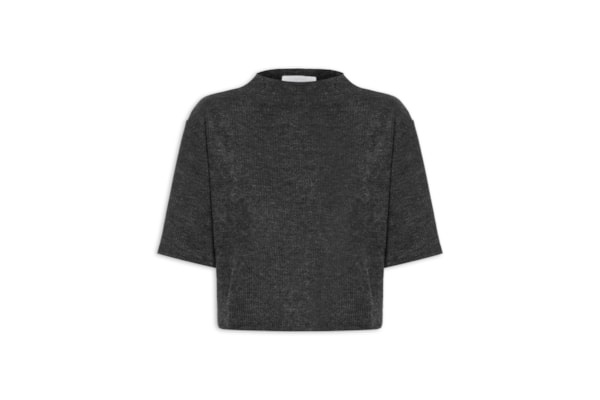 Blusa Feminina Malha Tricot Cracovia - Preto