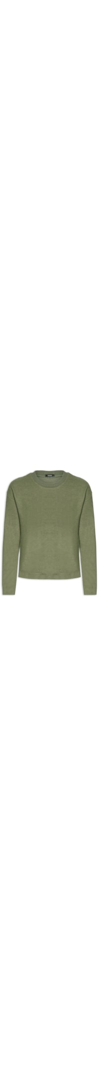 Blusa Feminina Malha Tricot Manga Longa – Verde