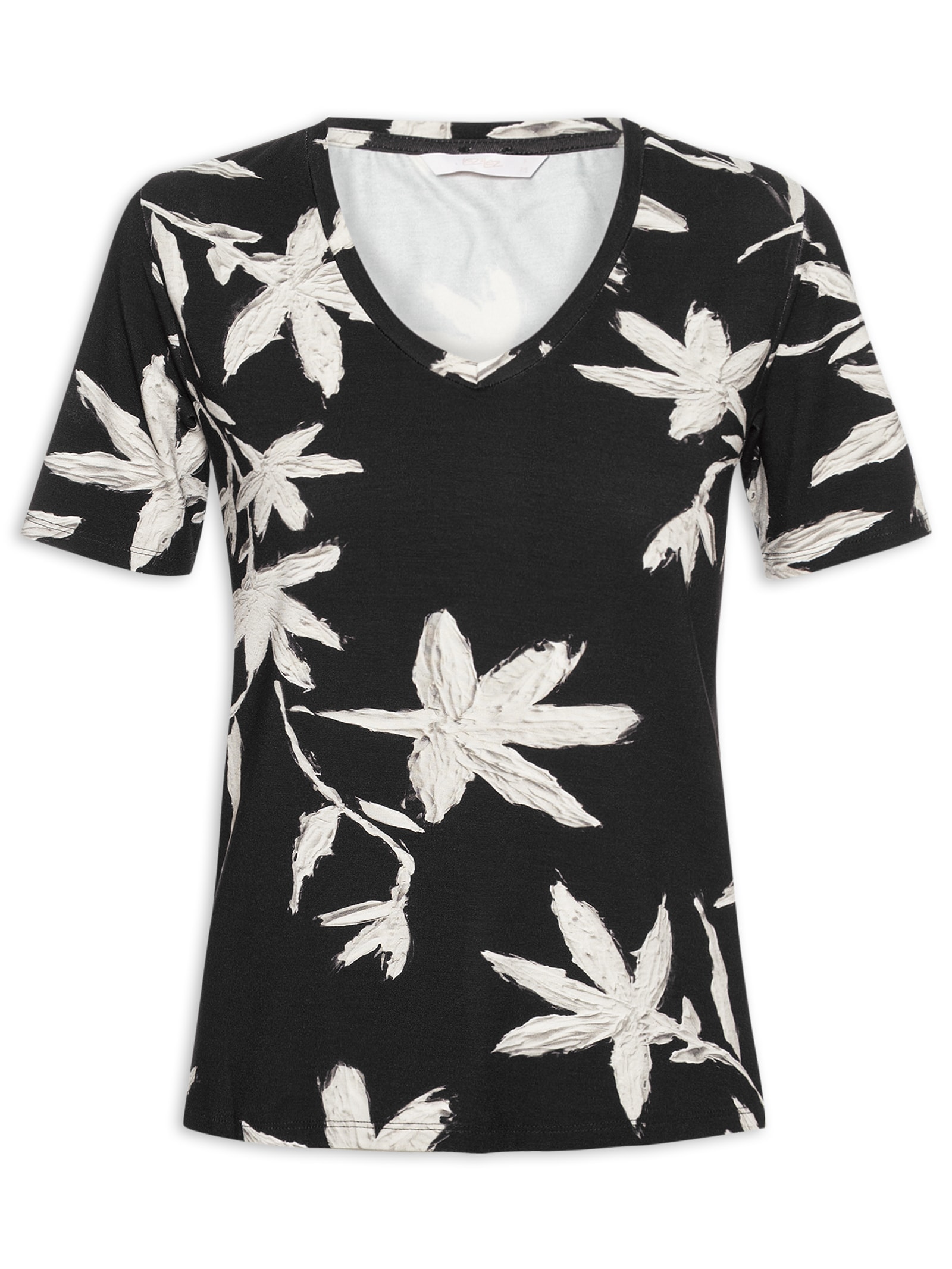 Blusa Feminina Malha Visco Power Preto Lez A Lez