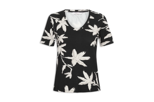 Blusa Feminina Malha Visco Power - Preto