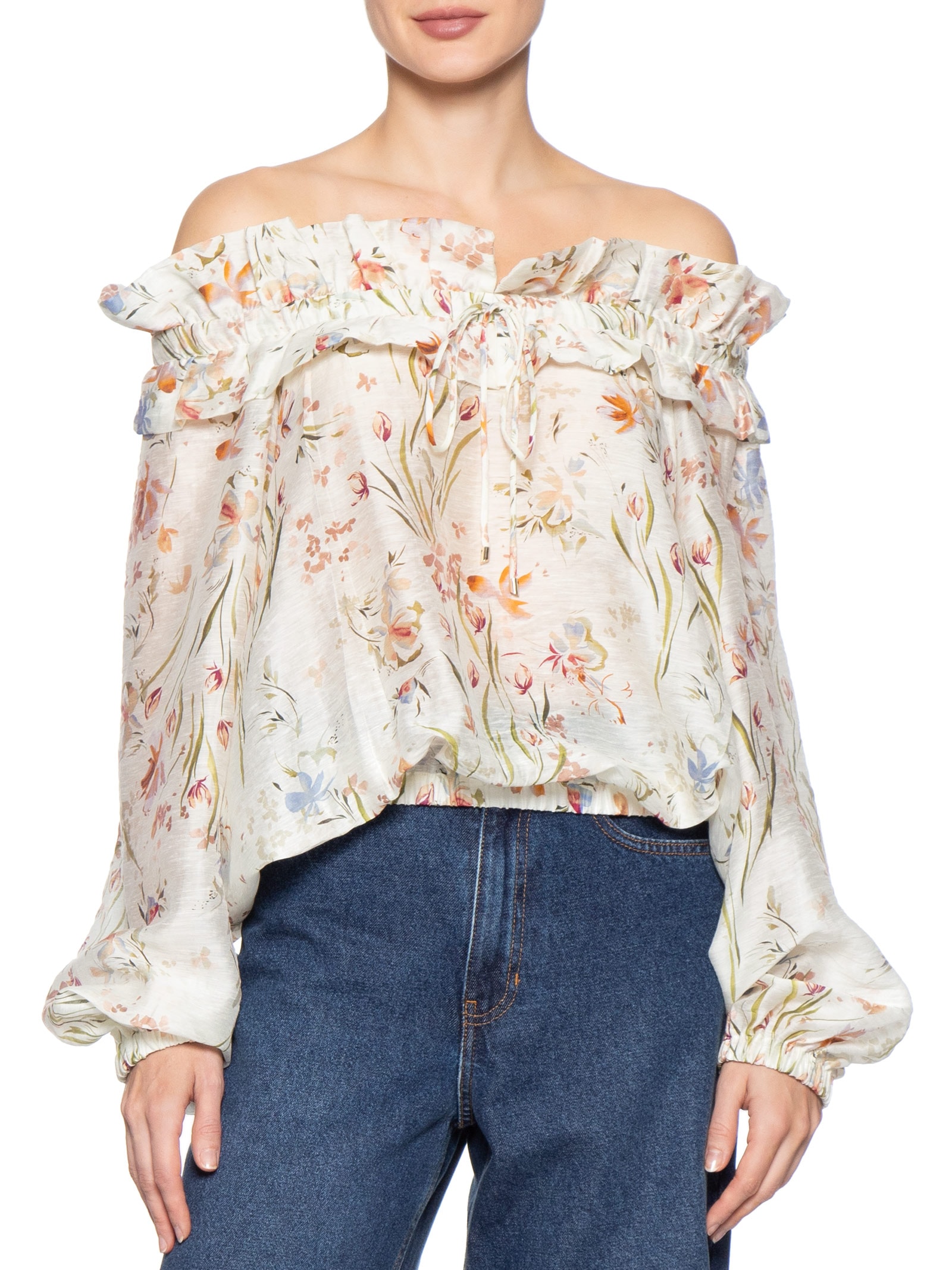 Blusa Feminina Malu Bege Le Lis