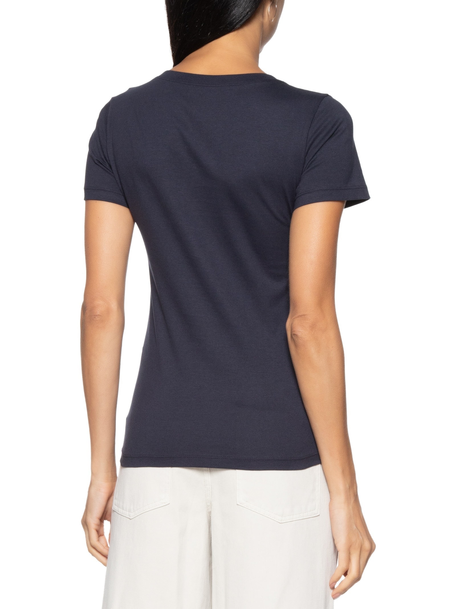 Blusa Feminina Manga Curta Azul  Hering