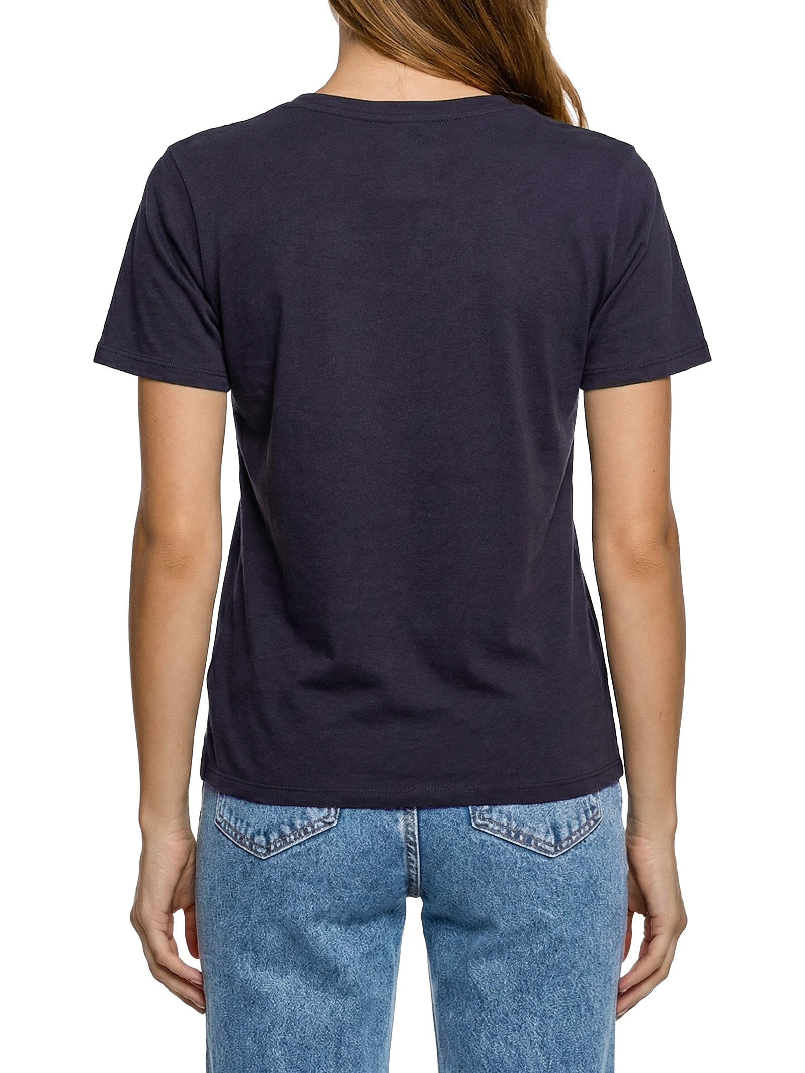 Blusa Feminina Manga Curta Azul Hering