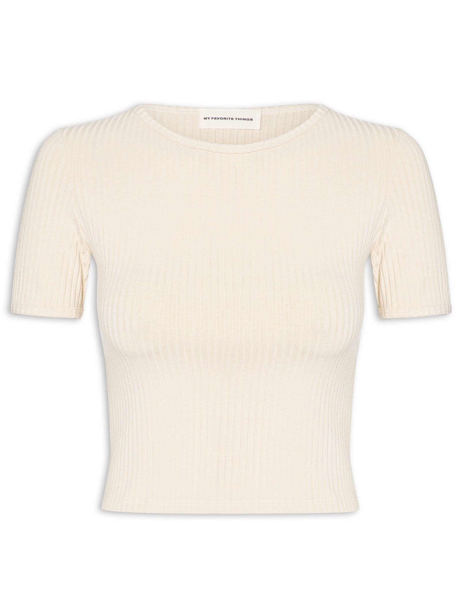 Blusa Feminina Manga Curta Bege My Favorite Things