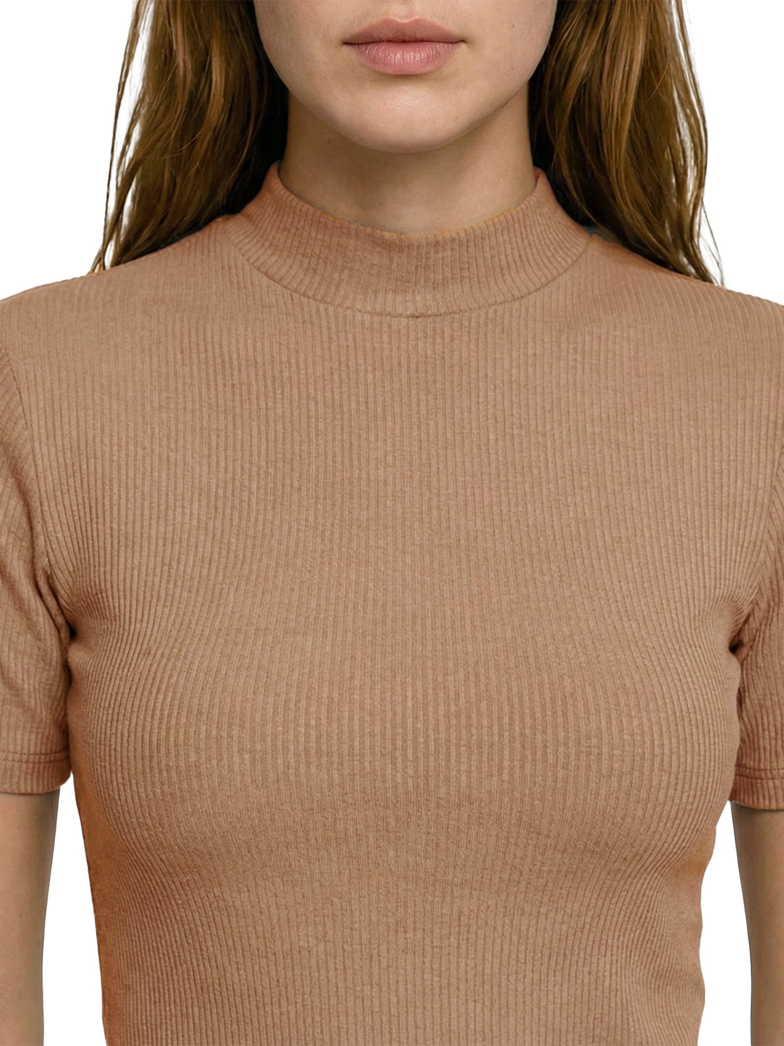 Blusa Feminina Manga Curta Bege Hering