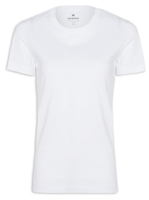 Blusa Feminina Manga Curta - Branco