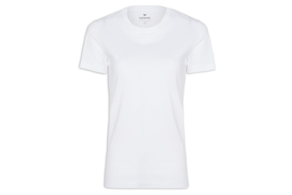 Blusa Feminina Manga Curta - Branco