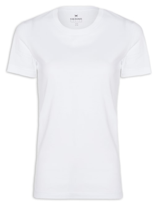 Blusa Feminina Manga Curta – Branco