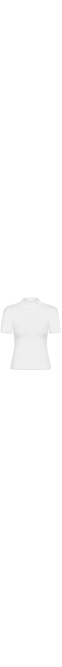 Blusa Feminina Manga Curta - Branco