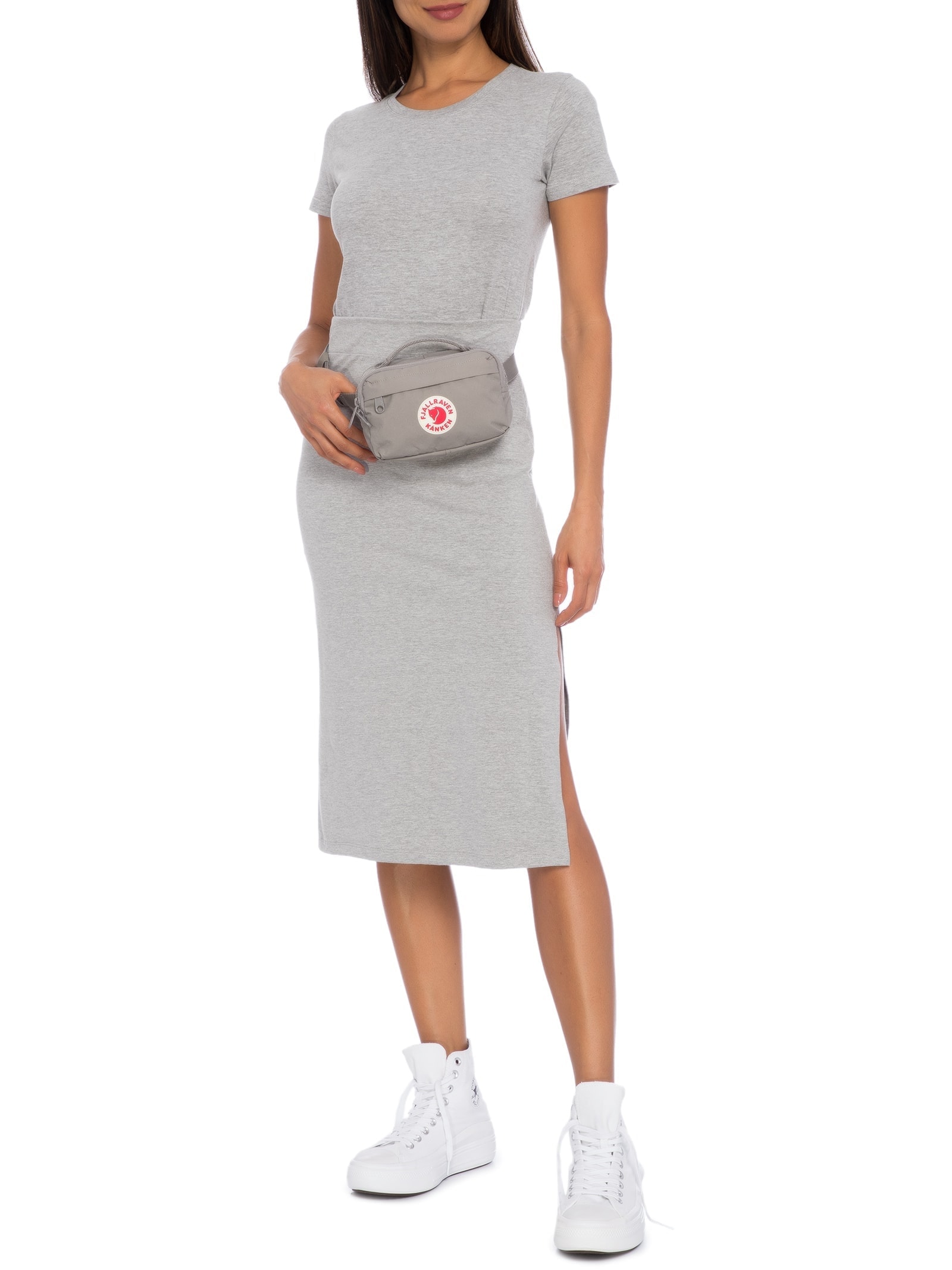 Blusa Feminina Manga Curta Cinza  Hering