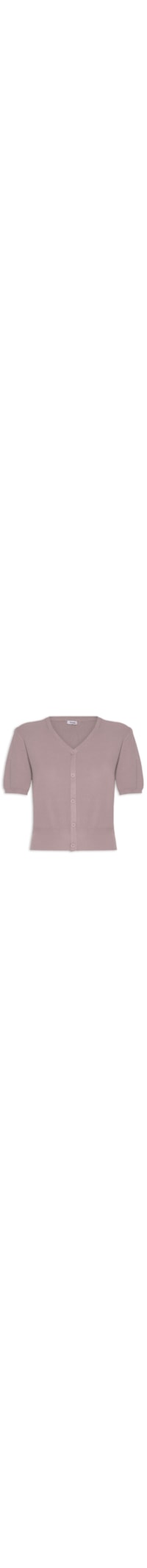 Blusa Feminina Manga Curta Com Botões - Rosa