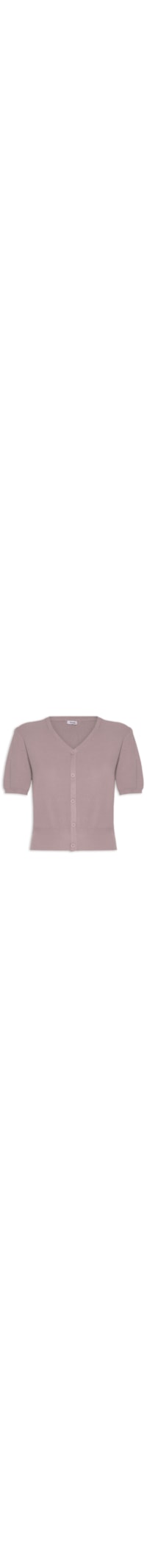 Blusa Feminina Manga Curta Com Botões - Rosa