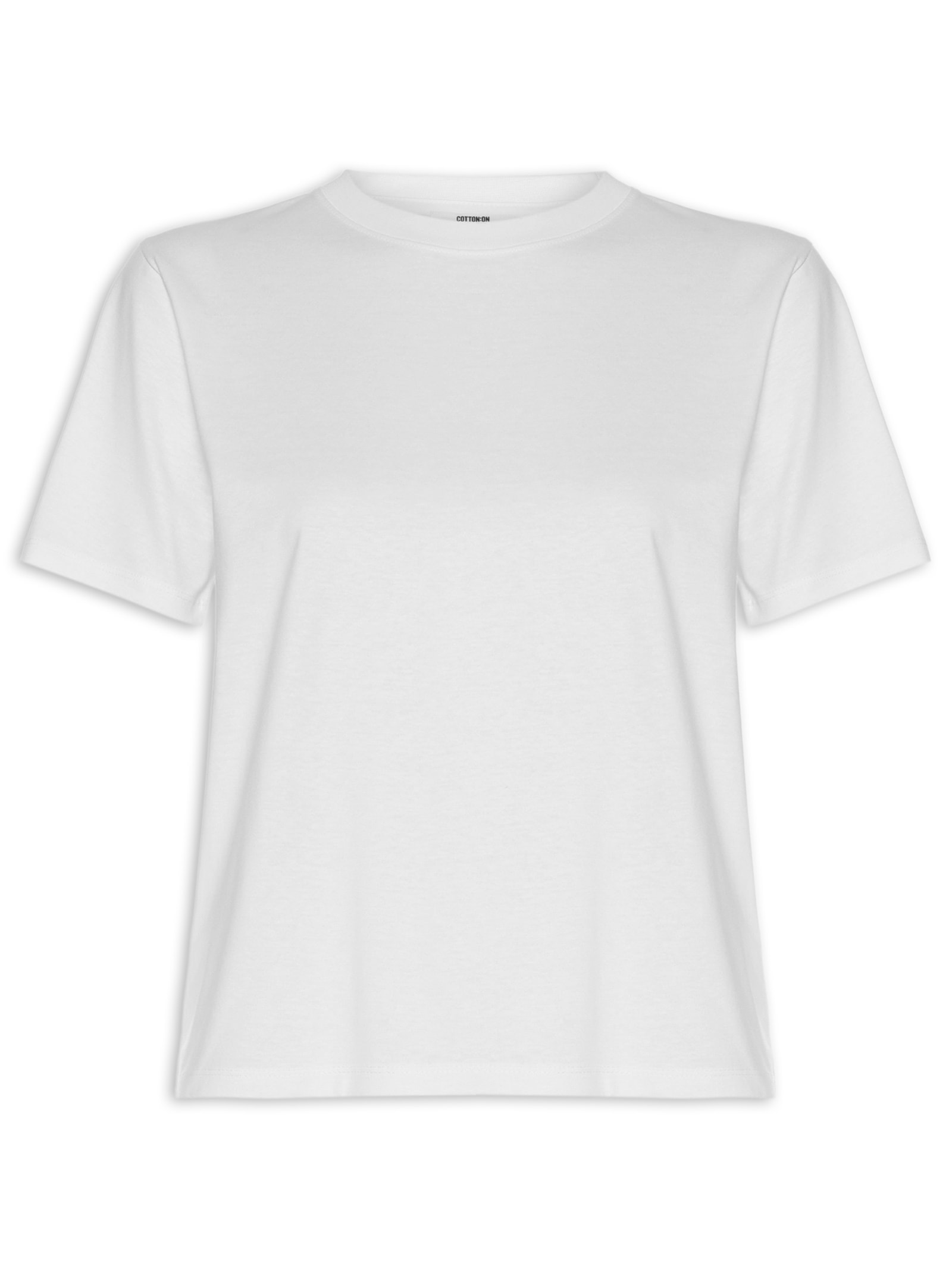 Blusa Feminina Manga Curta Easy Tee Branco Cotton On