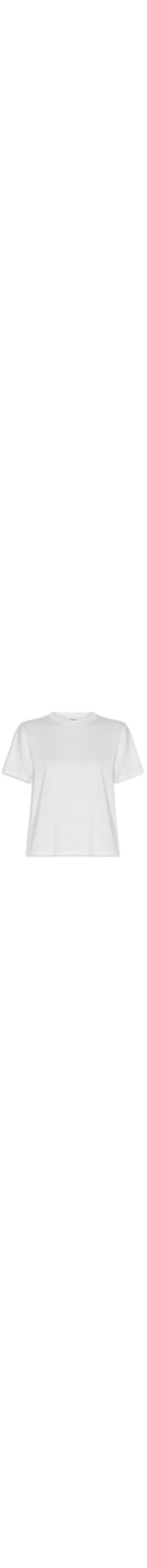 Blusa Feminina Manga Curta Easy Tee - Branco