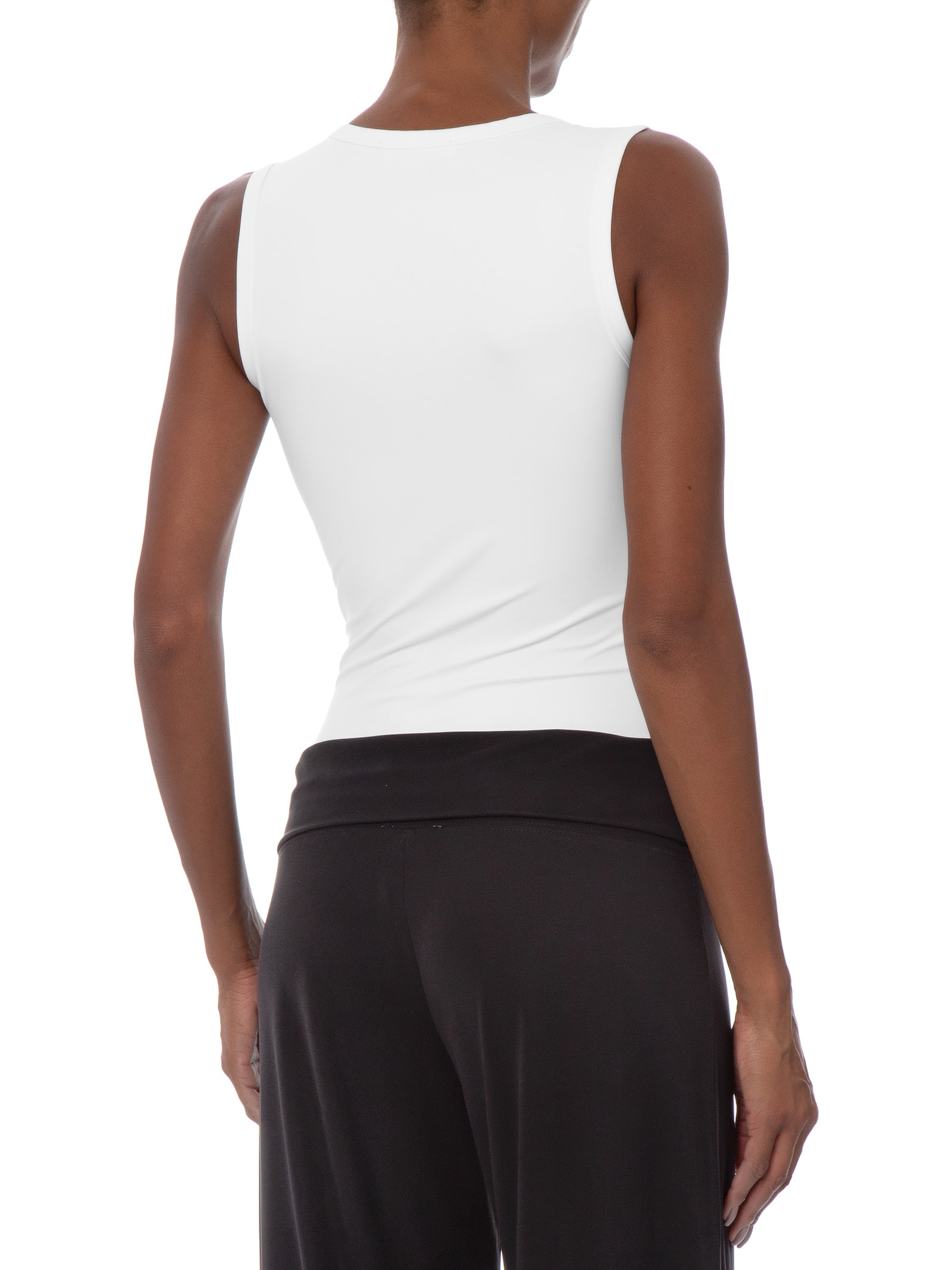 Blusa Feminina Manga Curta Hold Me V Neck Tank Branco Cotton On