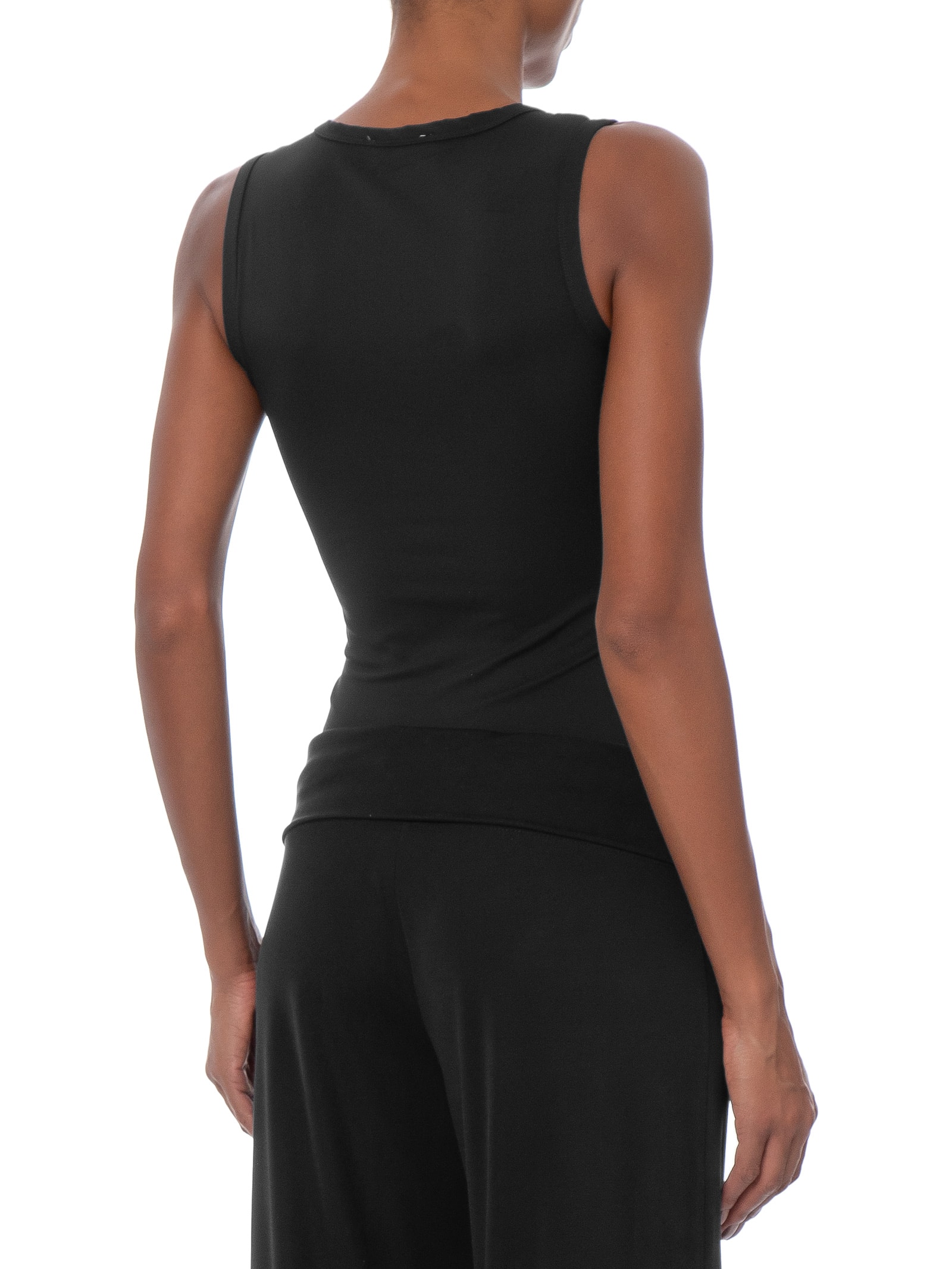 Blusa Feminina Manga Curta Hold Me V Neck Tank Preto Cotton On