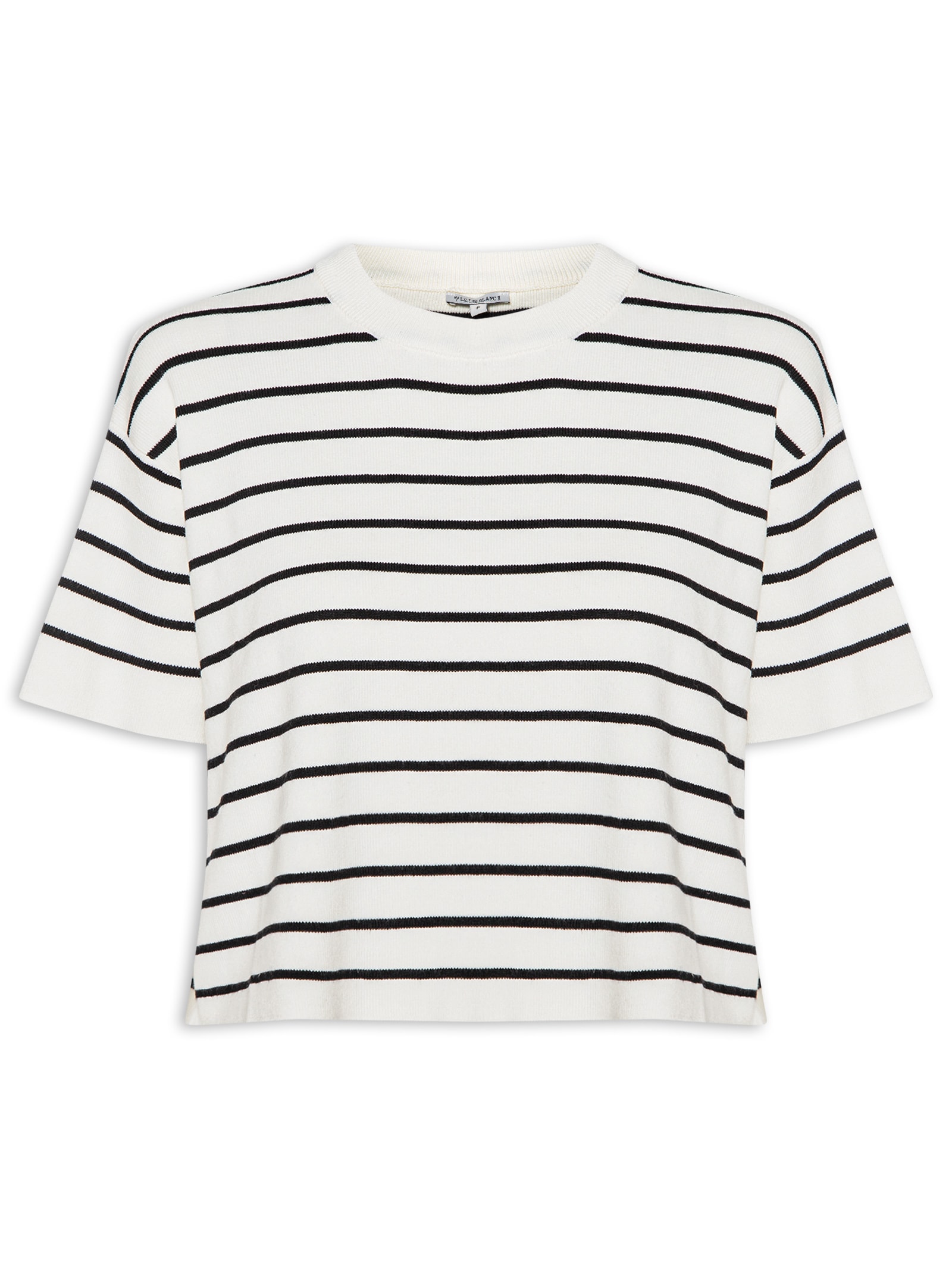 Blusa Feminina Manga Curta Luisa I Branco Le Lis