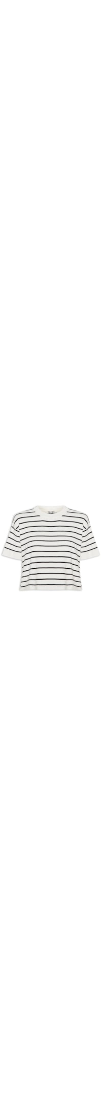 Blusa Feminina Manga Curta Luisa I - Branco