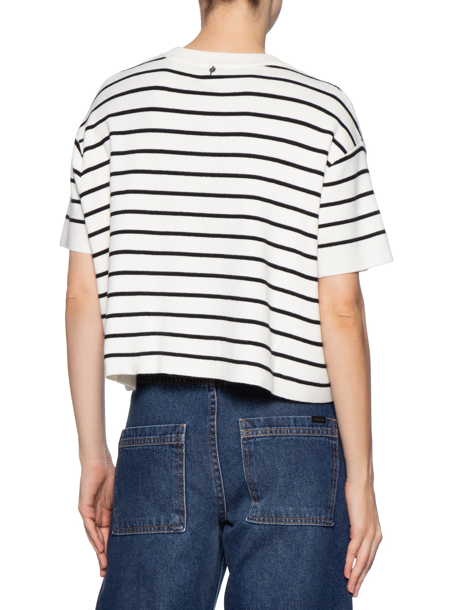 Blusa Feminina Manga Curta Luisa I Branco Le Lis