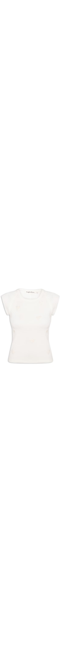 Blusa Feminina Manga Curta Nivea - Branco