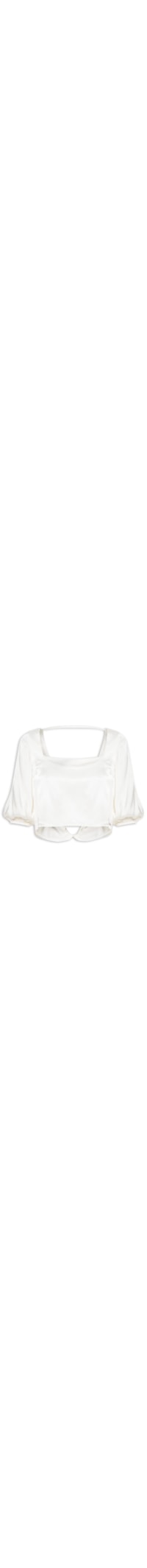 Blusa Feminina Manga Curta - Off White