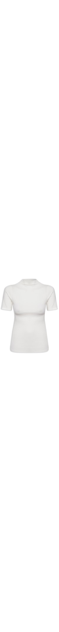 Blusa Feminina Manga Curta - Off White