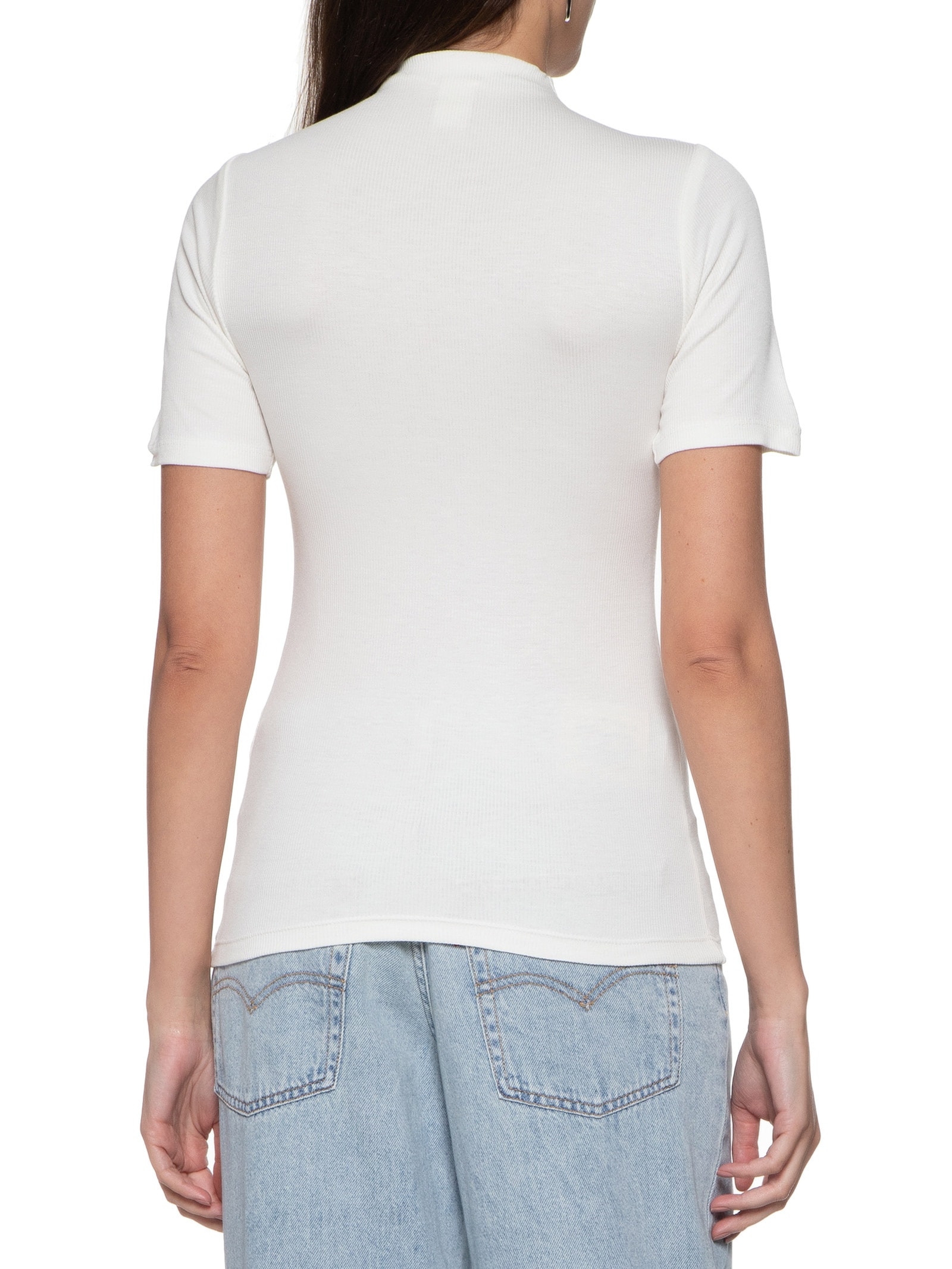 Blusa Feminina Manga Curta Off White Hering