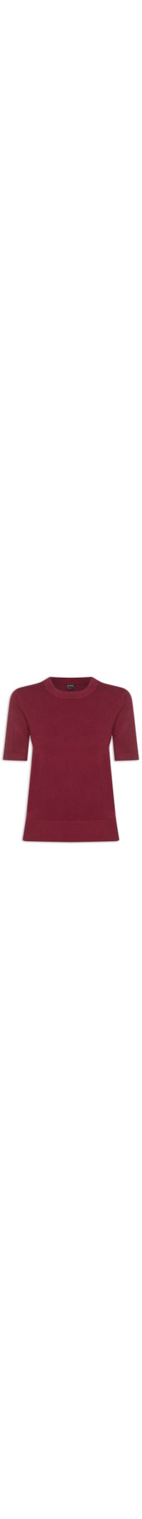 Blusa Feminina Manga Curta Olivia - Vermelho