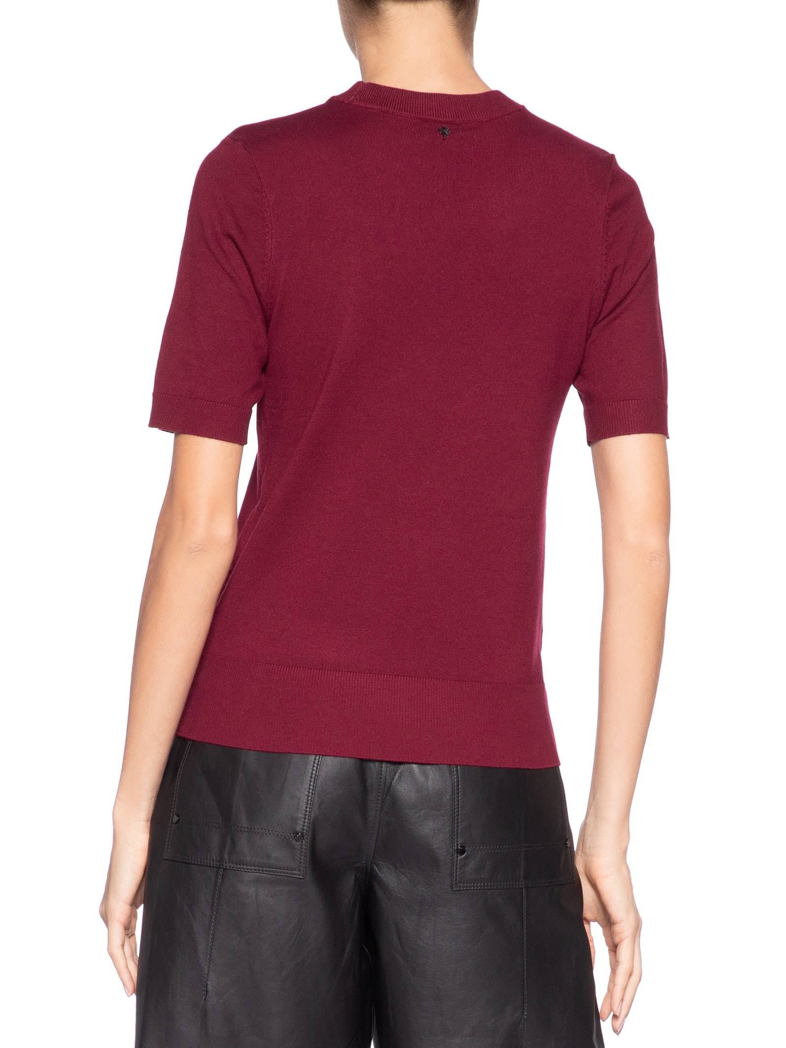 Blusa Feminina Manga Curta Olivia Vermelho Le Lis