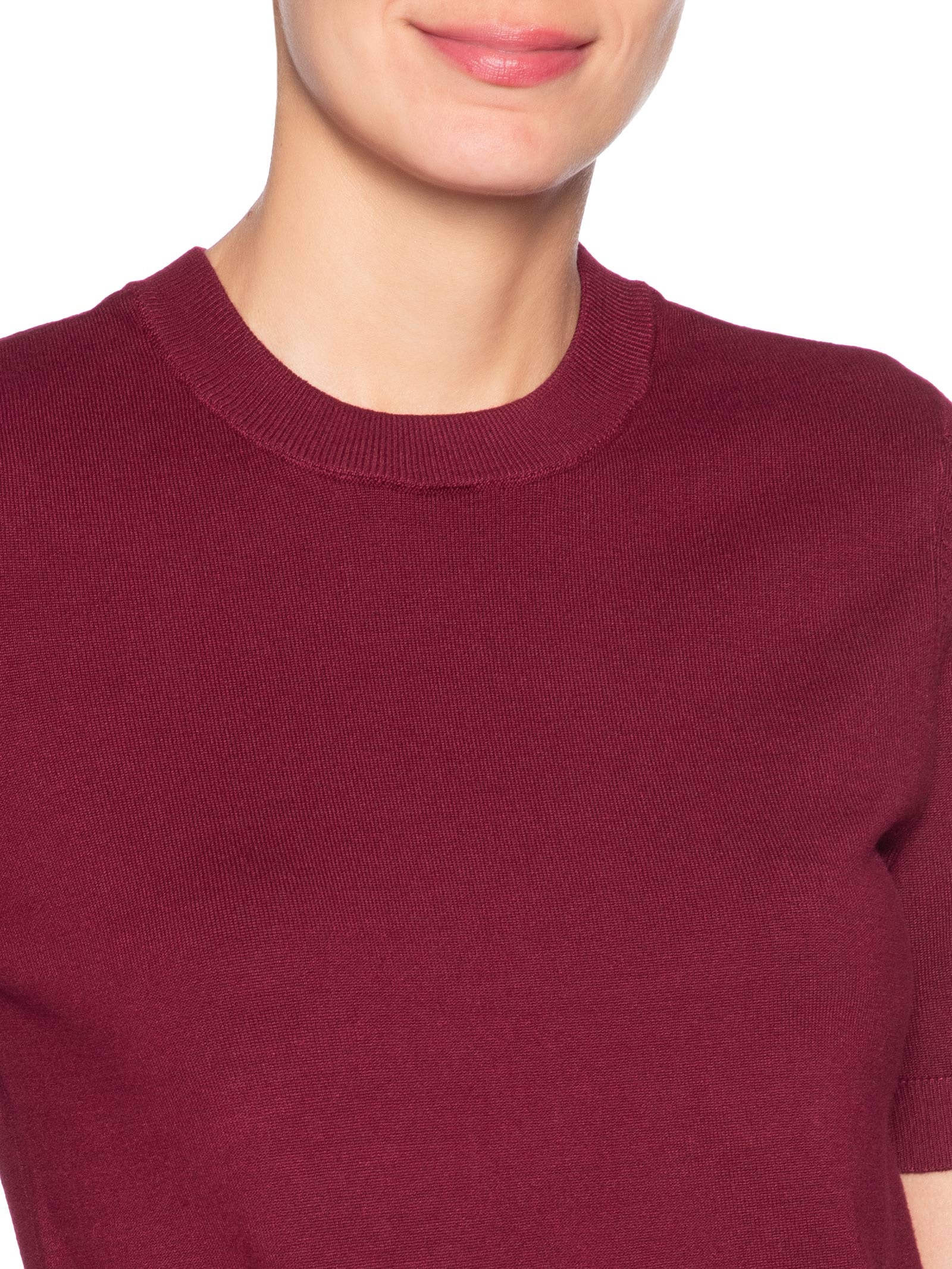 Blusa Feminina Manga Curta Olivia Vermelho Le Lis